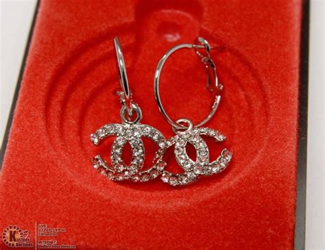 ebay chanel replica earrings|preowned chanel earrings.